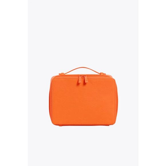 NWT Beis Cosmetic Case in ORANGE CREAMSICLE